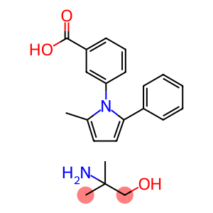 Benzoic acid, m-(2-methyl-5-phenylpyrrol-1-yl)-, compd. with 2-amino-2-methyl-1-propanol (1:1) (8CI)