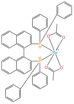 二乙酸根[(S)-(-)-2,2'-双(二苯基膦基)-1,1'-联萘基]钌(II)