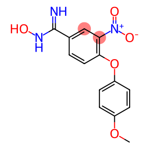 N-Hydroxy-4-(4-methoxyphenoxy)-3-nitrobenzenecarboximidamid
