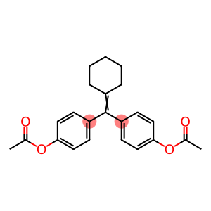 bis-(p-acetoxyphenyl)-cyclohexylidenemethane