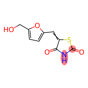 2,4-Thiazolidinedione, 5-[[5-(hydroxymethyl)-2-furanyl]methylene]- (9CI)
