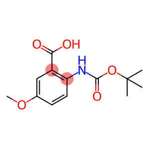 Benzoic acid, 2-[[(1,1-dimethylethoxy)carbonyl]amino]-5-methoxy- (9CI)