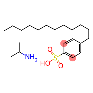 Benzenesulfonic acid, dodecyl-, isopropylamine salt (6CI)