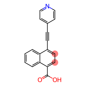 4-(pyridin-4-ylethynyl)-1-naphthoic acid