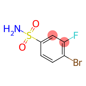 4-溴-3-氟苯磺酰胺4-BROMO-3-FLUOROBENZENESULPHONAMIDE