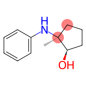 Cyclopentanol, 2-methyl-2-(phenylamino)-, (1R,2S)-rel-