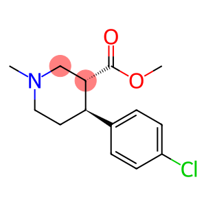 (3R,4S)-4-(4-chlorophenyl)-1-methylpiperidine-3-carboxylic acid methyl ester