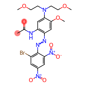 N-[5-[bis(2-methoxyethyl)amino]-2-[(2-bromo-4,6-dinitrophenyl)azo]-4-methoxyphenyl]acetamide