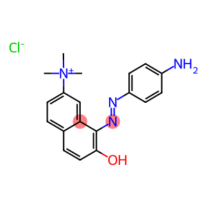 8-[(4-aminophenyl)azo]-7-hydroxy-n,n,n-trimethyl-2-naphthalenaminiuchlorid