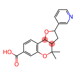 7,7-dimethyl-4-(pyridin-3-yl)-3,8-dioxatricyclo[7.4.0.0,2,6]trideca-1(13),9,11-triene-11-carboxylic acid