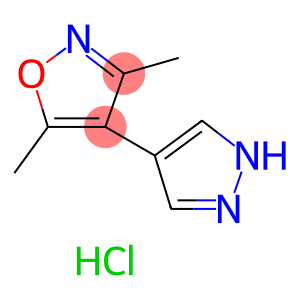 3,5-dimethyl-4-(1H-pyrazol-4-yl)-1,2-oxazole hydrochloride