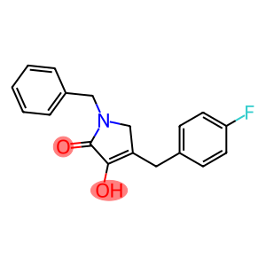 4-[(4-Fluorophenyl)methyl]-1,5-dihydro-3-hydroxy-1-(phenylmethyl)-2H-pyrrol-2-on…