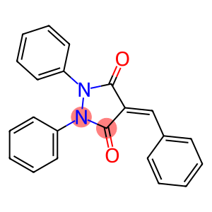 1,2-Diphenyl-4-(phenylmethylene)-3,5-pyrazolidinedione