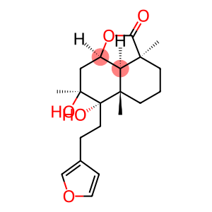 (2aS,8aα)-Decahydro-6-[2-(3-furyl)ethyl]-6α,7β-dihydroxy-2aα,5aβ,7-trimethyl-2H-naphtho[1,8-bc]furan-2-one