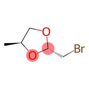 1,3-Dioxolane, 2-(bromomethyl)-4-methyl-, trans-
