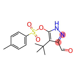 1H-Pyrazole-3-carboxaldehyde, 4-(1,1-dimethylethyl)-5-[[(4-methylphenyl)sulfonyl]oxy]-