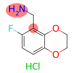 1,4-Benzodioxin-5-methanamine, 6-fluoro-2,3-dihydro-, hydrochloride (1:1)