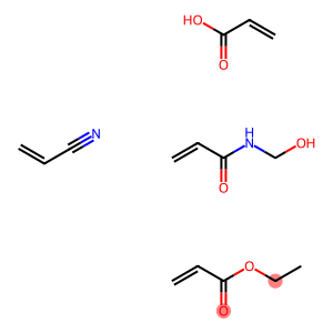 2-Propenoic acid, polymer with ethyl 2-propenoate, N-(hydroxymethyl)-2-propenamide and 2-propenenitrile