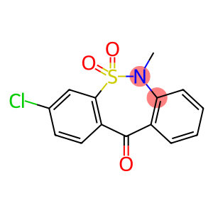 3-氯-6-甲基二苯并[c,f][1,2]硫氮杂卓-11(6H)-酮 5,5-二氧化物