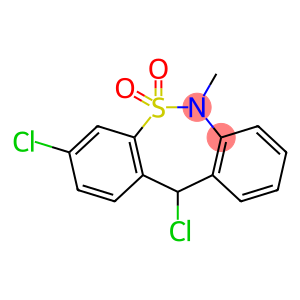 rac 3,11-Dichloro-6,11-dihydro-6-methyl-dibenzo[c,f][1,2]thiazepine 5,5-Dioxide