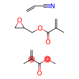 2-Propenoic acid,2-methyl-,methyl ester,polymer with oxiranylmethyl 2-methyl-2-propenoate and 2-propenenitrile