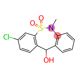 3-chloro-6,11-dihydro-6-methyldibenzo[c,f][1,2]thiazepin-11-ol 5,5-dioxide