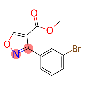 3-(3-溴苯基)异噁唑-4-甲酸甲酯