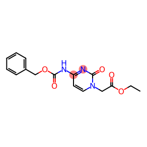 1(2H)-Pyrimidineacetic acid, 2-oxo-4-[[(phenylmethoxy)carbonyl]amino]-, ethyl ester