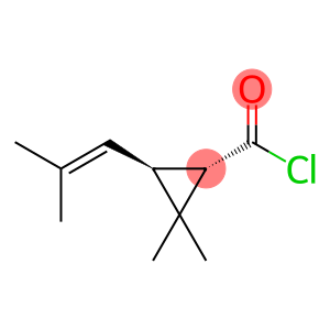 (1S-trans)-2,2-dimethyl-3-(2-methylprop-1-enyl)cyclopropanecarbonyl chloride