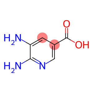 3-Pyridinecarboxylic acid, 5,6-diamino-