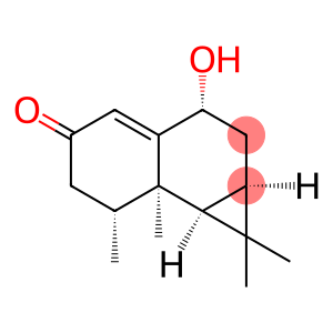 5H-Cyclopropa[a]naphthalen-5-one, 1,1a,2,3,6,7,7a,7b-octahydro-3-hydroxy-1,1,7,7a-tetramethyl-, (1aR,3R,7R,7aR,7bS)-