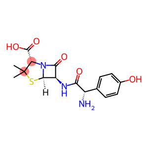 4-Thia-1-azabicyclo[3.2.0]heptane-2-carboxylic acid, 6-[[(2S)-amino(4-hydroxyphenyl)acetyl]amino]-3,3-dimethyl-7-oxo-, (2S,5R,6R)-