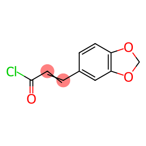 3-(1,3-benzodioxol-5-yl)prop-2-enoyl chloride