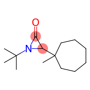 1-tert-Butyl-3-(1-methylcycloheptyl)aziridin-2-one