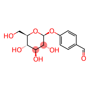 4-(((2S,3R,4S,5S,6R)-3,4,5-Trihydroxy-6-(hydroxymethyl)tetrahydro-2H-pyran-2-yl)oxy)benzaldehyde