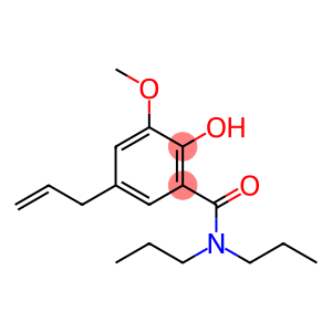 2-Hydroxy-3-methoxy-5-(2-propenyl)-N,N-dipropylbenzamide