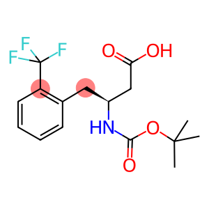 Boc-2-(trifluoromethyl)-L-β-homophenylalanine,  (S)-3-(Boc-amino)-4-[2-(trifluoromethyl)phenyl]butyric  acid