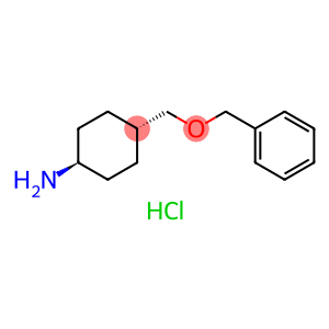 Cyclohexanamine, 4-[(phenylmethoxy)methyl]-, hydrochloride (1:1), trans-