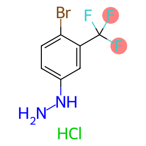 Hydrazine, [4-bromo-3-(trifluoromethyl)phenyl]-, hydrochloride (1:1)