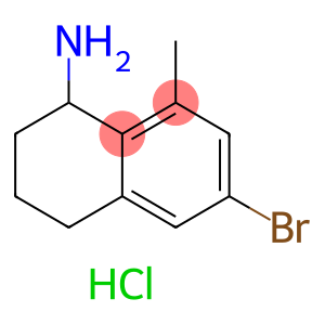 6-溴-8-甲基-1,2,3,4-四氢萘-1-胺盐酸盐