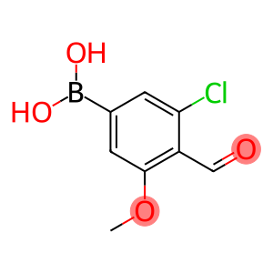 B-(3-Chloro-4-formyl-5-methoxyphenyl)boronic acid
