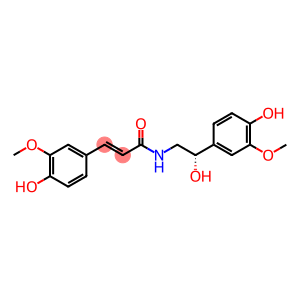 2-Propenamide, N-[(2S)-2-hydroxy-2-(4-hydroxy-3-methoxyphenyl)ethyl]-3-(4-hydroxy-3-methoxyphenyl)-, (2E)-