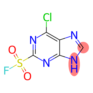 6-chloro-5H-purine-2-sulfonyl fluoride