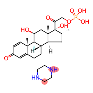 9Α-氟-16Α-甲基孕甾-1,4-二烯-11Β,17Α,21-三醇-3,20-二酮-21-磷酸酯哌嗪盐
