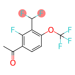 1-[3-(Difluoromethyl)-2-fluoro-4-(trifluoromethoxy)phenyl]ethanone