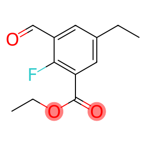Ethyl 5-ethyl-2-fluoro-3-formylbenzoate
