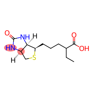 1H-Thieno[3,4-d]imidazole-4-pentanoic acid, α-ethylhexahydro-2-oxo-, (3aR,4R,6aS)-rel-