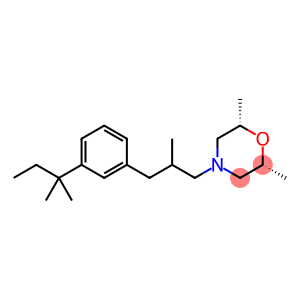 Morpholine, 4-[3-[3-(1,1-dimethylpropyl)phenyl]-2-methylpropyl]-2,6-dimethyl-, (2R,6S)-rel-