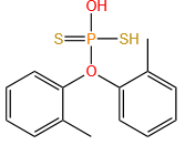 O,O-bis(2-methylphenyl) hydrogen dithiophosphate