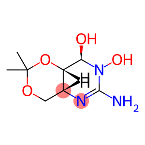 4H-1,3-Dioxino[5,4-d]pyrimidin-8-ol, 6-amino-4a,7,8,8a-tetrahydro-7-hydroxy-2,2-dimethyl-, (4aR,8R,8aS)- (9CI)